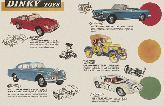 Dinky Toys Nouveautès 1965-1966