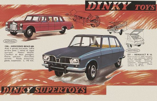 Dinky Toys Nouveautès 1965-1966