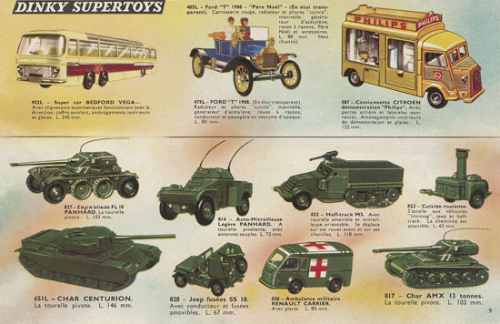 Dinky Toys Nouveautès 1965-1966