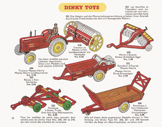 Dinky Toys Katalog 1955, Dinky Supertoys 1955