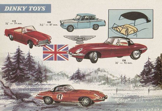 Dinky Toys 10th Edition Switzerland Katalog 1962