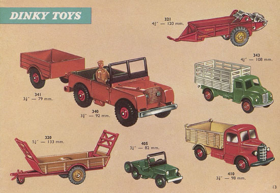 Dinky Toys 10th Edition Switzerland Katalog 1962