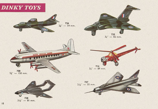 Dinky Toys 10th Edition Switzerland Katalog 1962