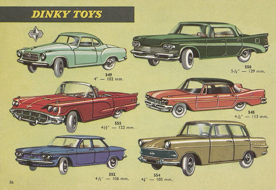 Dinky Toys 10th Edition Switzerland Katalog 1962