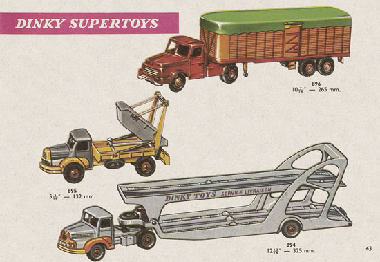 Dinky Toys 10th Edition Switzerland Katalog 1962