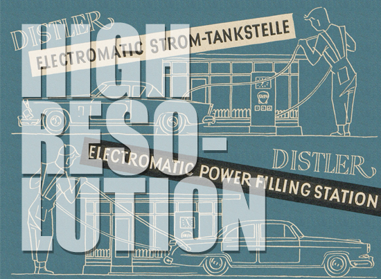 Distler Electromatic Strom-Tankstelle 1956