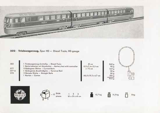 Distler Katalog 1960