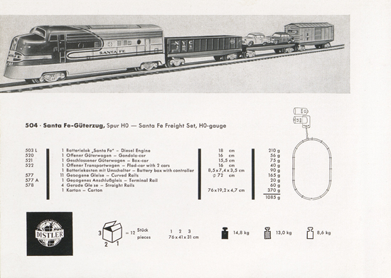 Distler Katalog 1960