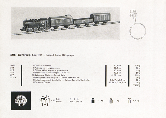 Distler Katalog 1960