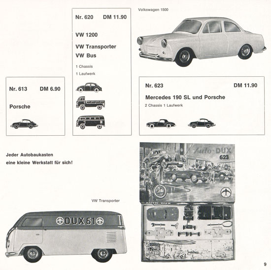 DUX Modellbau Katalog 1964