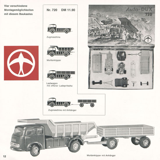 DUX Modellbau Katalog 1964