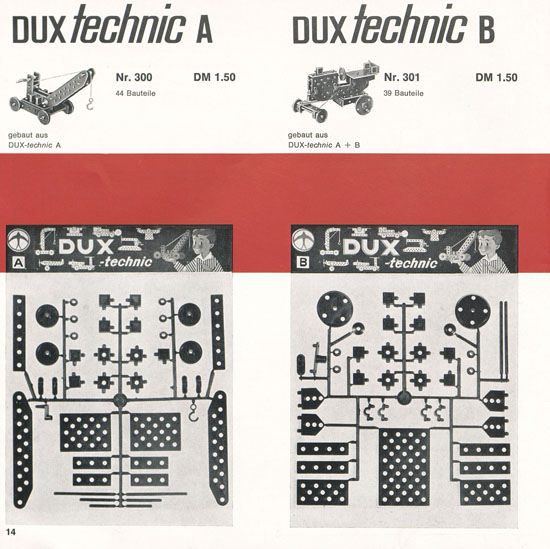 DUX Modellbau Katalog 1964