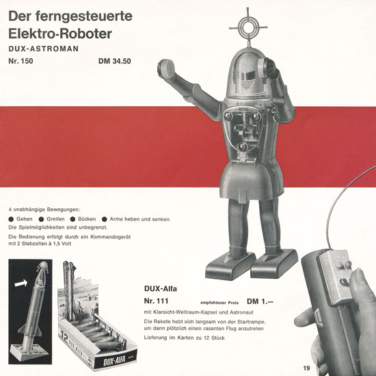 DUX Modellbau Katalog 1964