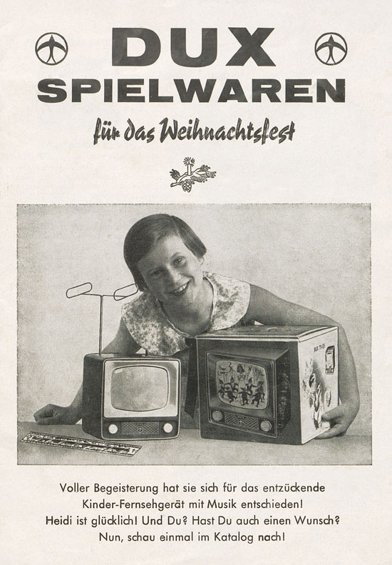 Seite 1 DUX Katalog Weihnachten 1958