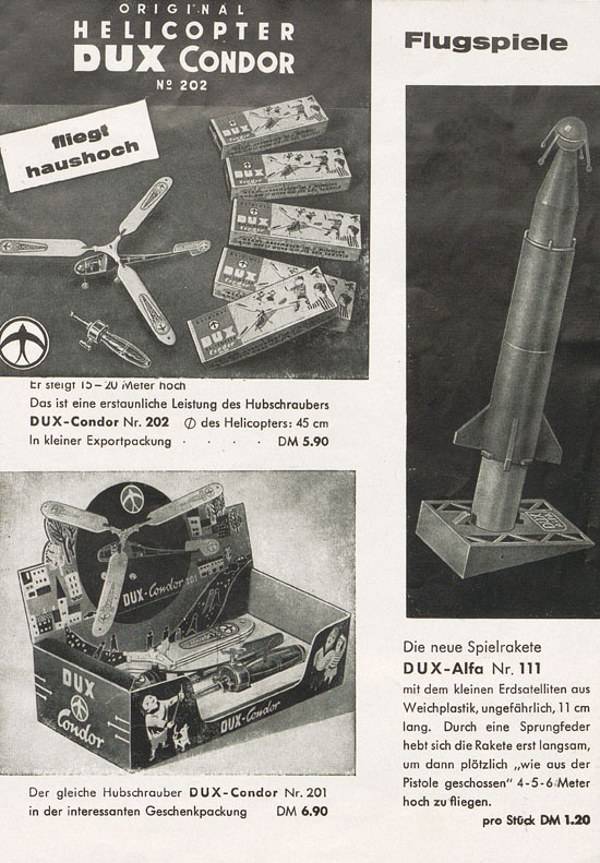 Seite 5 DUX Katalog Weihnachten 1958