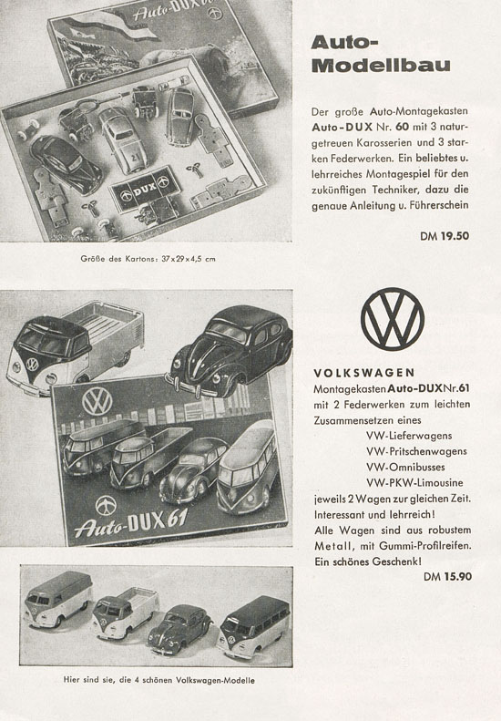 Seite 6 DUX Katalog Weihnachten 1958
