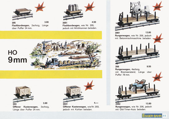 Seite 11 Egger-Bahn Katalog 1965-1966