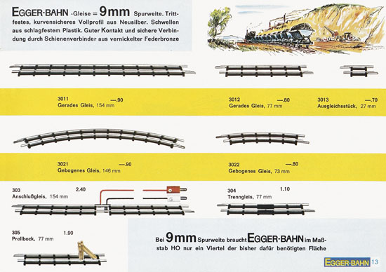 Seite 13 Egger-Bahn Katalog 1965-1966