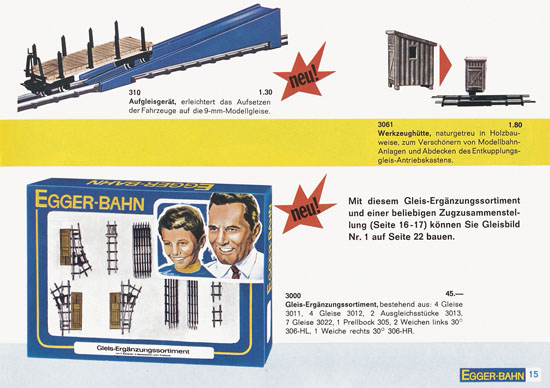 Seite 15 Egger-Bahn Katalog 1965-1966