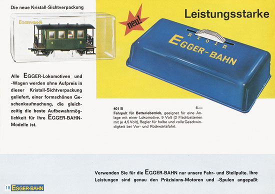 Seite 18 Egger-Bahn Katalog 1965-1966