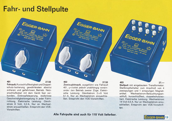 Seite 19 Egger-Bahn Katalog 1965-1966
