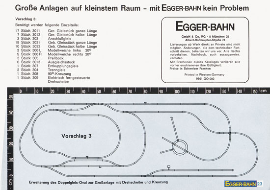 Seite 23 Egger-Bahn Katalog 1965-1966