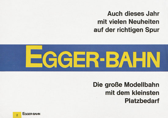 Egger-Bahn Katalog 1966-1967