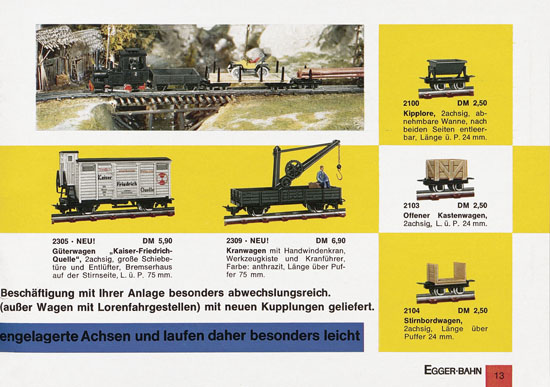 Egger-Bahn Katalog 1966-1967