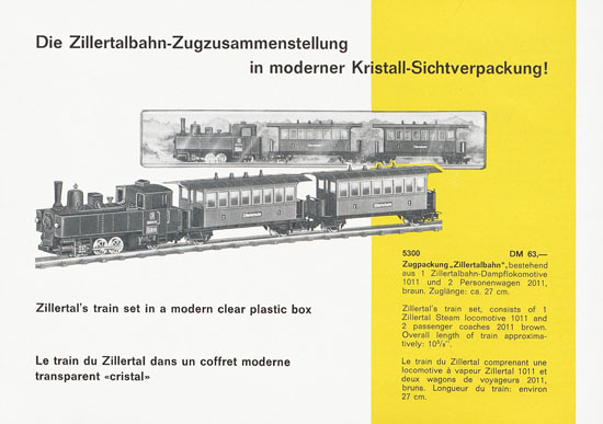 Egger-Bahn Neuheiten 1967