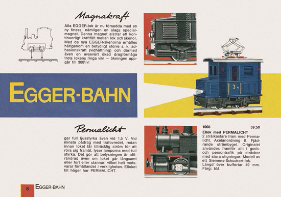 Egger-Bahn Katalog Sverige 1966-1967