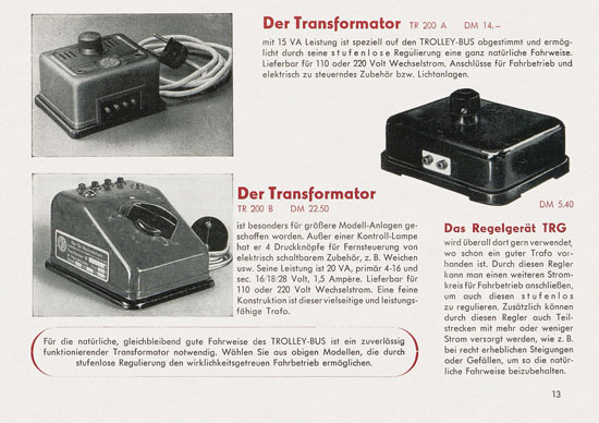 Eheim Trolley-Bus 1955-1956