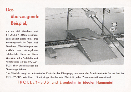 Seite 3 Eheim Trolley Bus H0 Katalog 1955