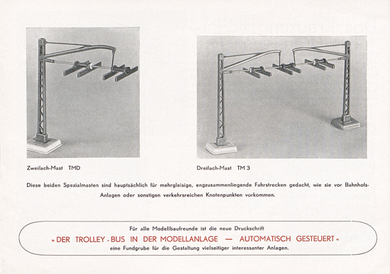 Seite 5 Eheim Trolley Bus H0 Katalog 1955
