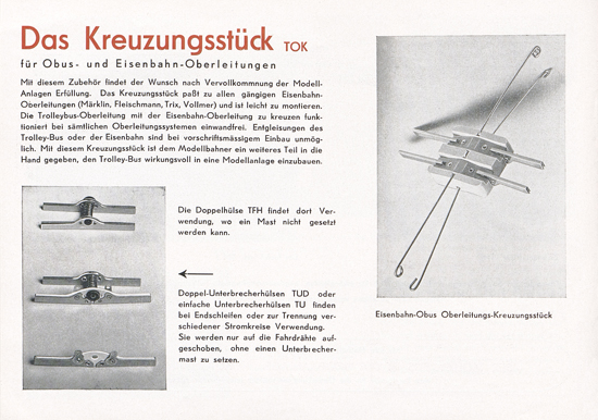 Eheim Trolley Bus H0 Katalog 1955