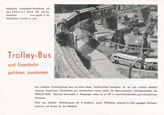 Seite 8 Eheim Trolley Bus H0 Katalog 1955
