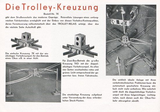 Eheim Trolley Bus H0 Katalog 1955