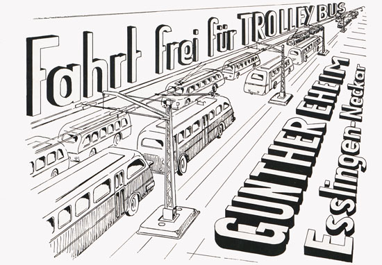 eheim Trolley-Bus 1956