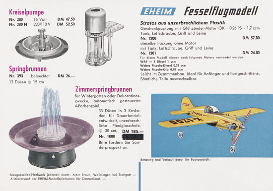 Seite 6 Eheim Modellspielwaren 1959
