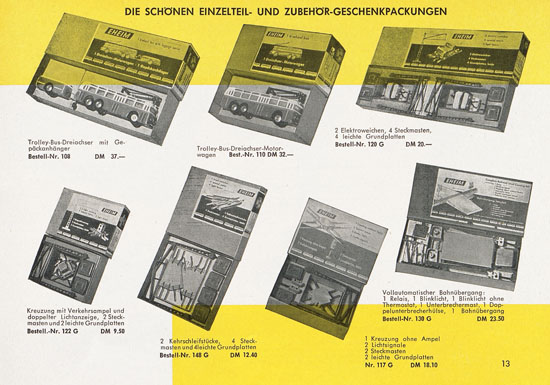 Seite 13 Eheim Modellspielwaren 1960