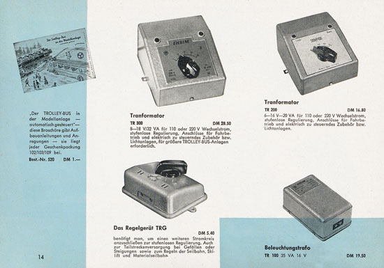 Seite 14 Eheim Modellspielwaren 1960