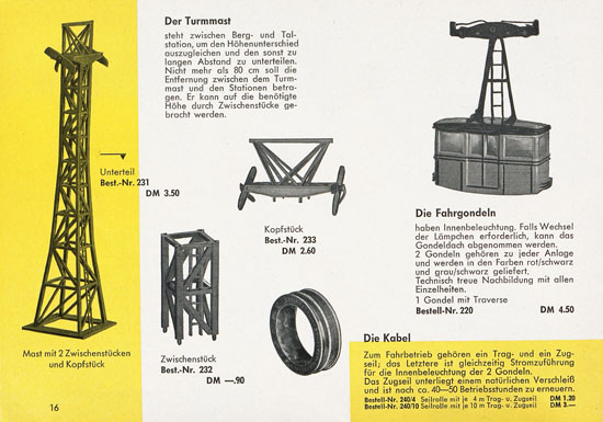 Seite 16 Eheim Modellspielwaren 1960