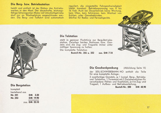 Seite 17 Eheim Modellspielwaren 1960