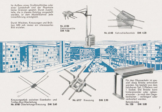 Seite 7 Eheim Modellspielwaren H0 Katalog 1962