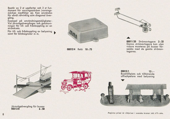 Seite 8 Eheim Modeller H0 Sverige 1962