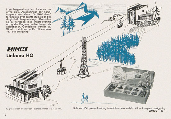 Eheim Modeller H0 Sverige 1962