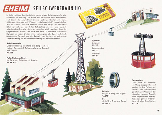 Eheim Modellspielwaren H0 1964