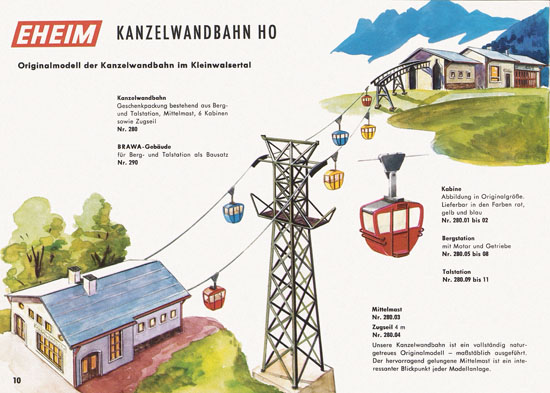 Eheim Modellspielwaren H0 1964