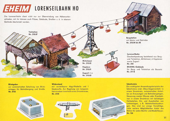 Seite 11 Eheim Modellspielwaren H0 1964