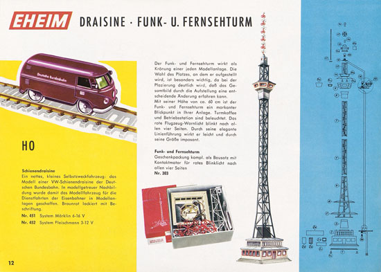Seite 12 Eheim Modellspielwaren H0 1964
