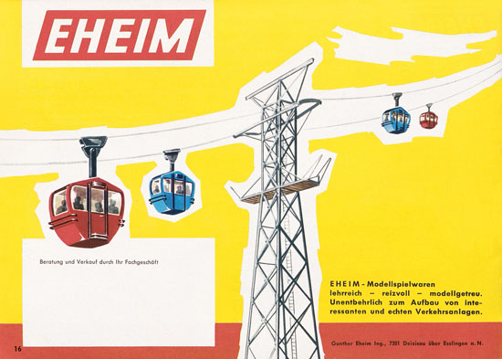 Seite 16 Eheim Modellspielwaren H0 1964